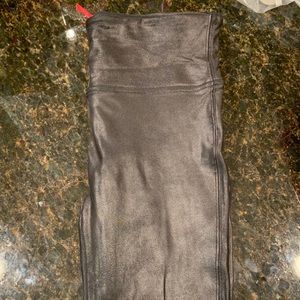Spanx leather leggings